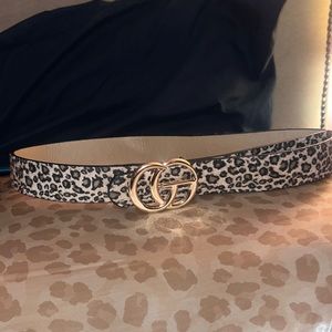 Gucci Belt cheetah print